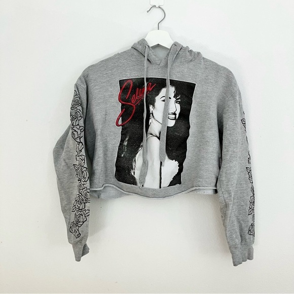 Selena Quintanilla Cropped Hoodie Sweatshirt XL - Picture 1 of 6
